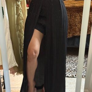 Chic Black Maxi Skirt for Women
